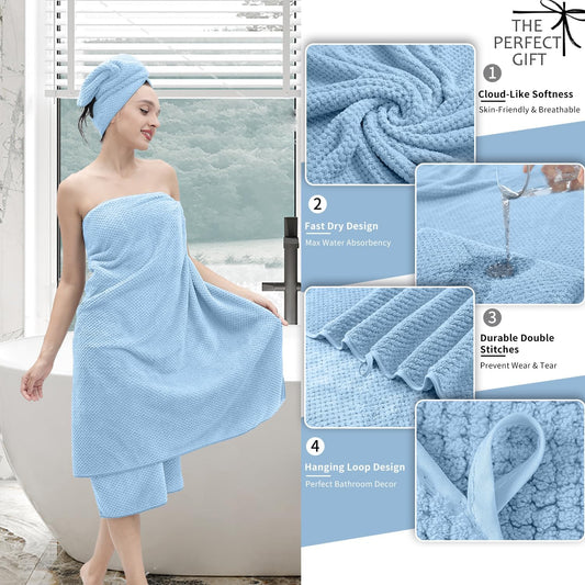 Ultra-Soft Microfiber Bath Towel For Men & Women