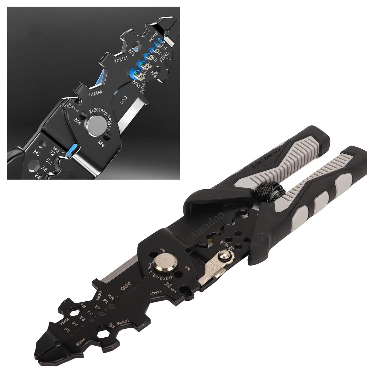 Multifunctional Wire Stripper Cutter Plier
