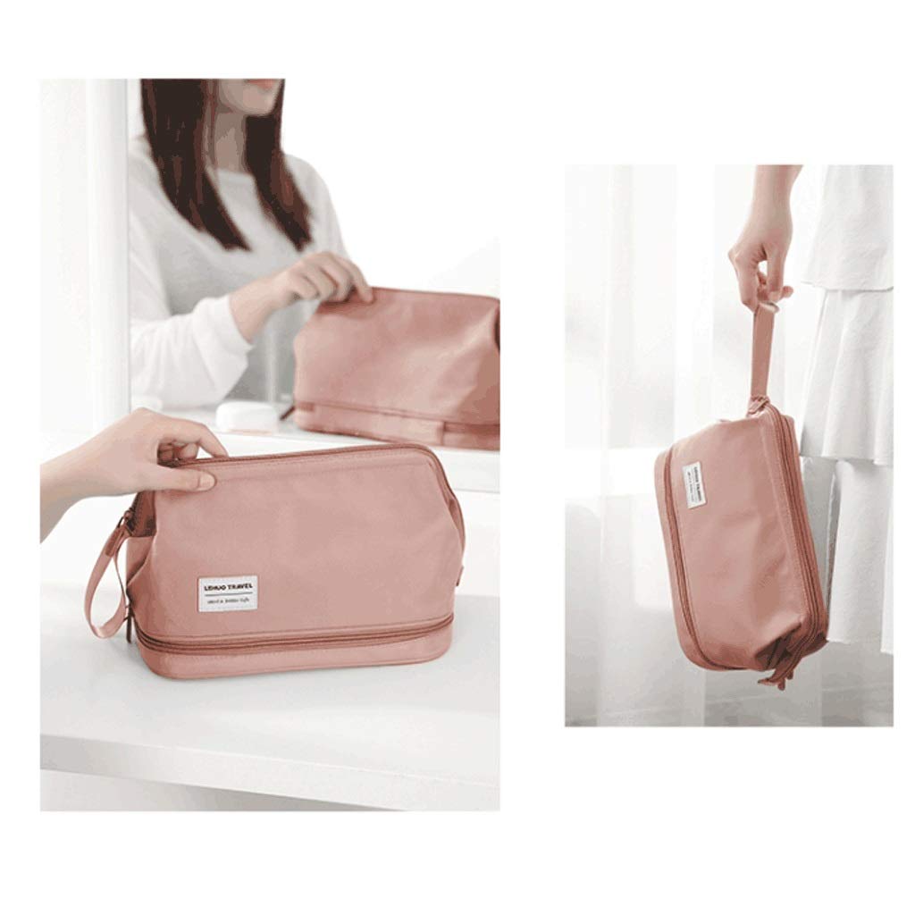 Double Layer Cosmetic Makeup Bag for Travel Organizer