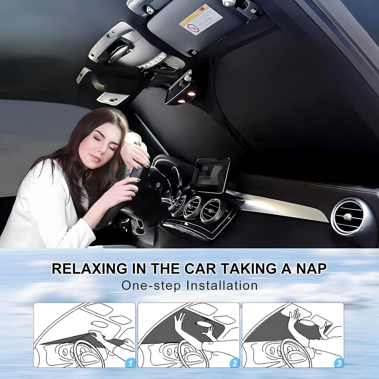 Foldable Car Sunshade