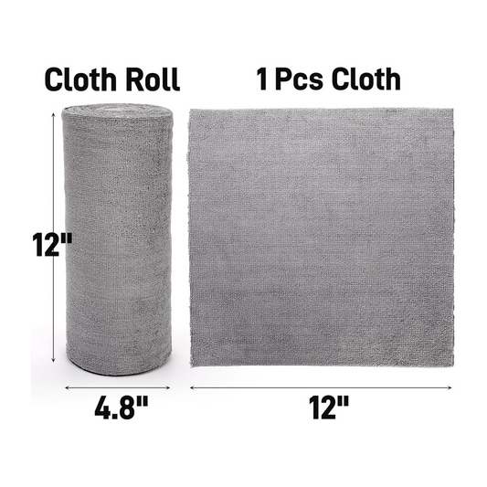 Kitchen Microfiber Cleaning Cloth Roll (20- Pack) 25 x 26 Cms