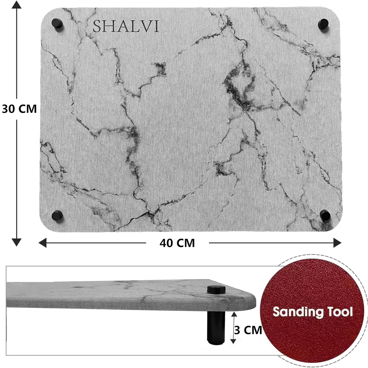 Kitchen Stone Mat – Absorbent for Efficient Dish Drying