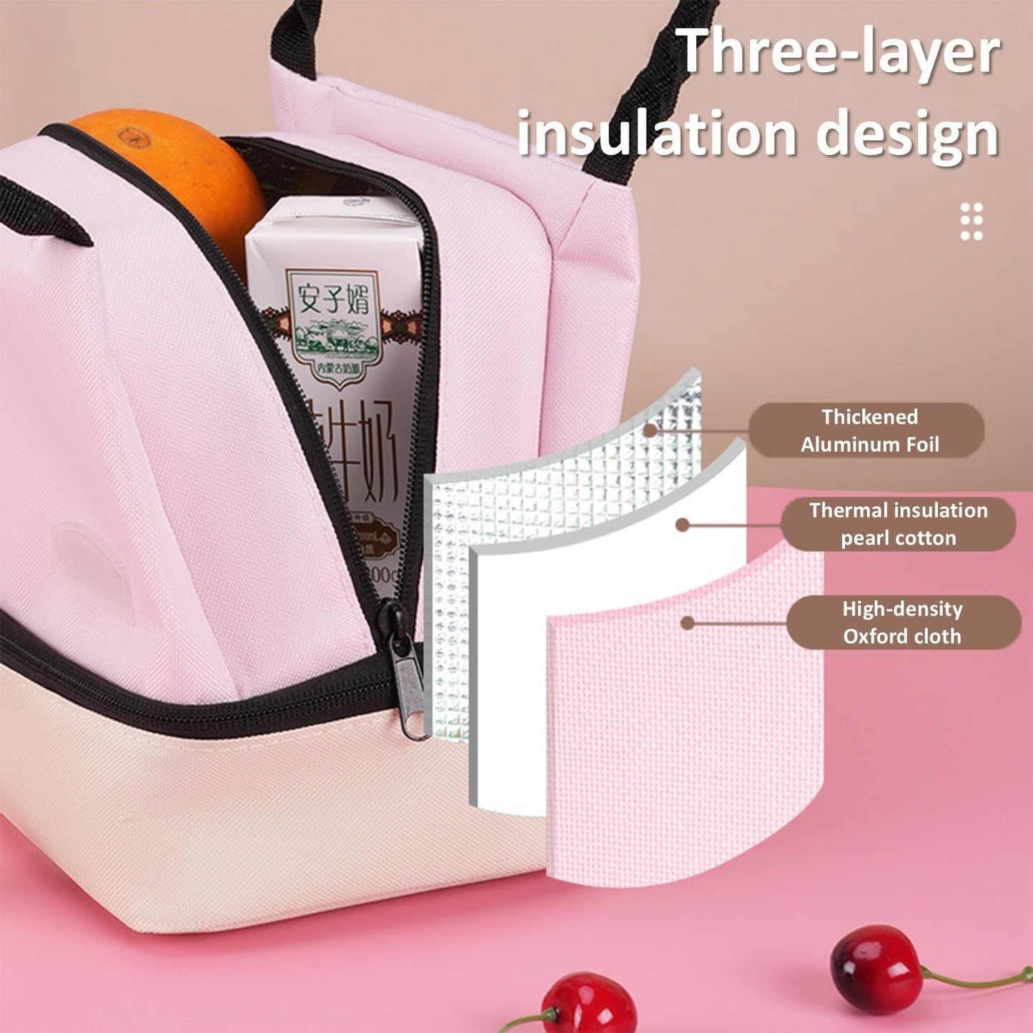 Large Insulated Lunch Bag – Dual-Layer