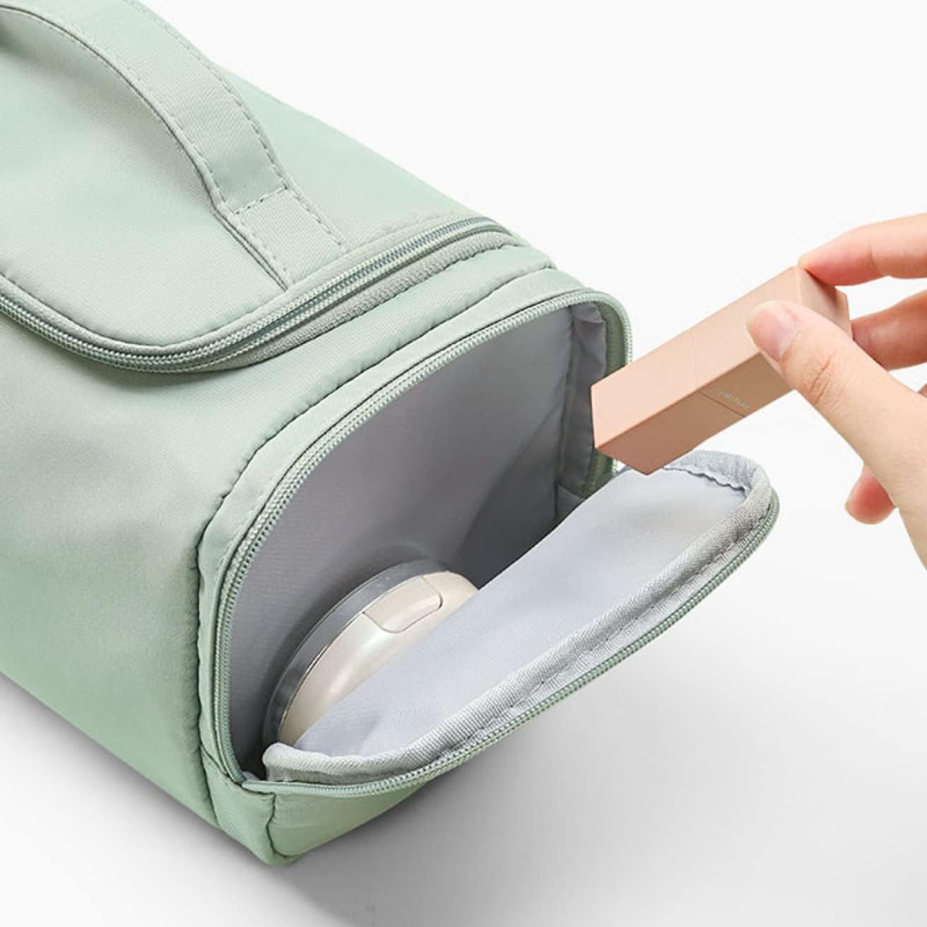 Double Layer Cosmetic Makeup Bag for Travel Organizer