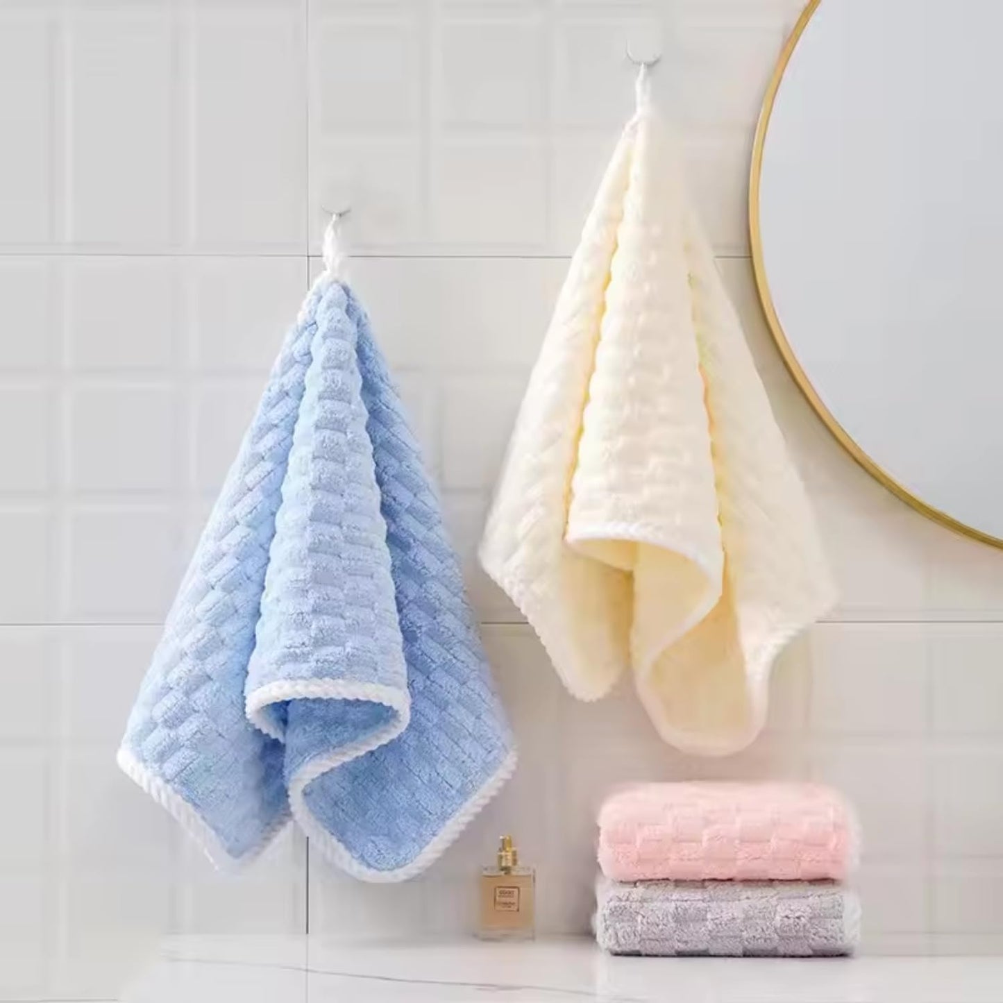 Coral Fleece Microfiber Hand & Face Towel