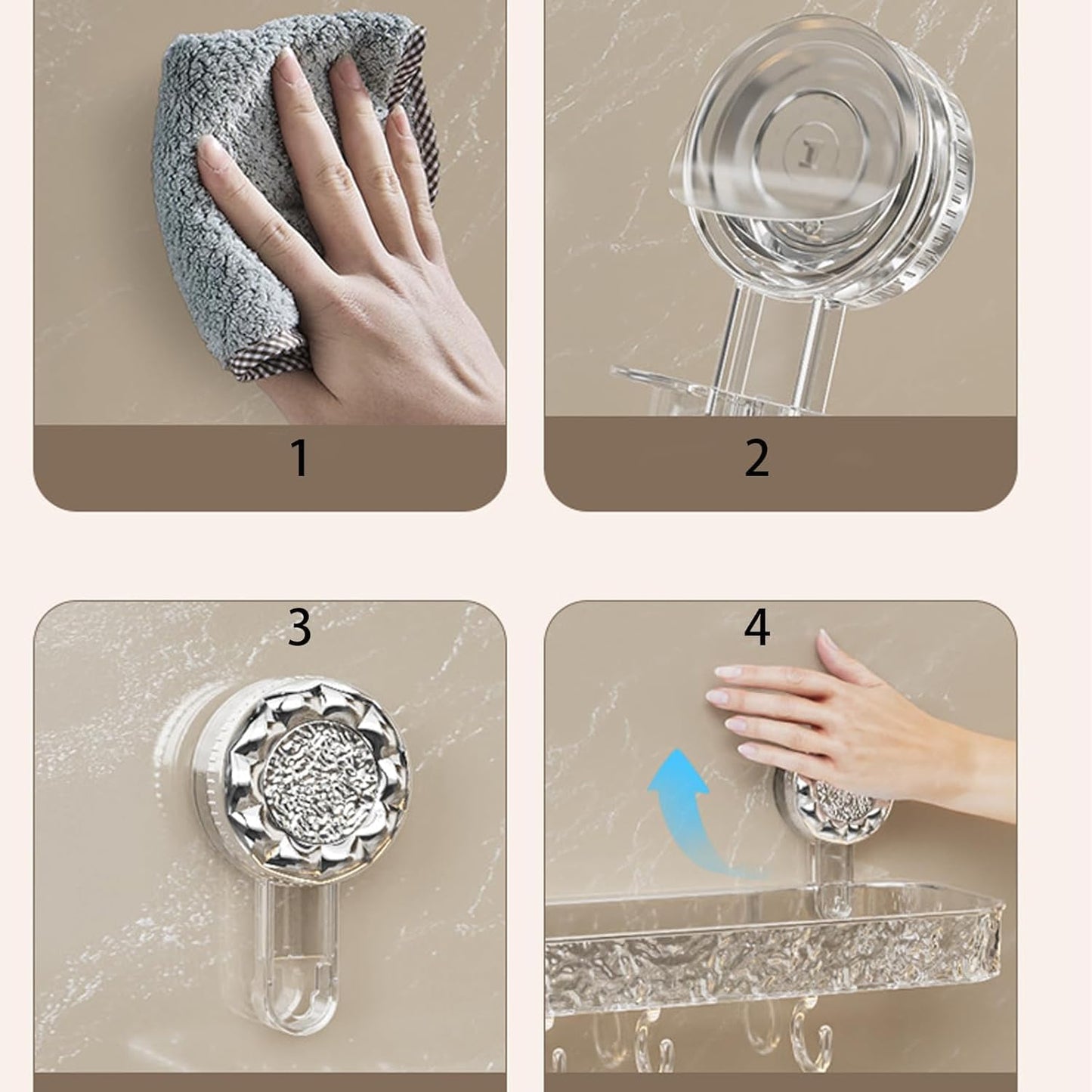 Texturre Bathroom Shelf For Space-Saving & Stylish