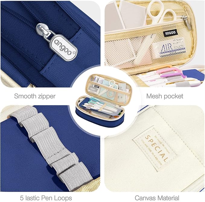 Large Capacity Polyester Pencil Poch