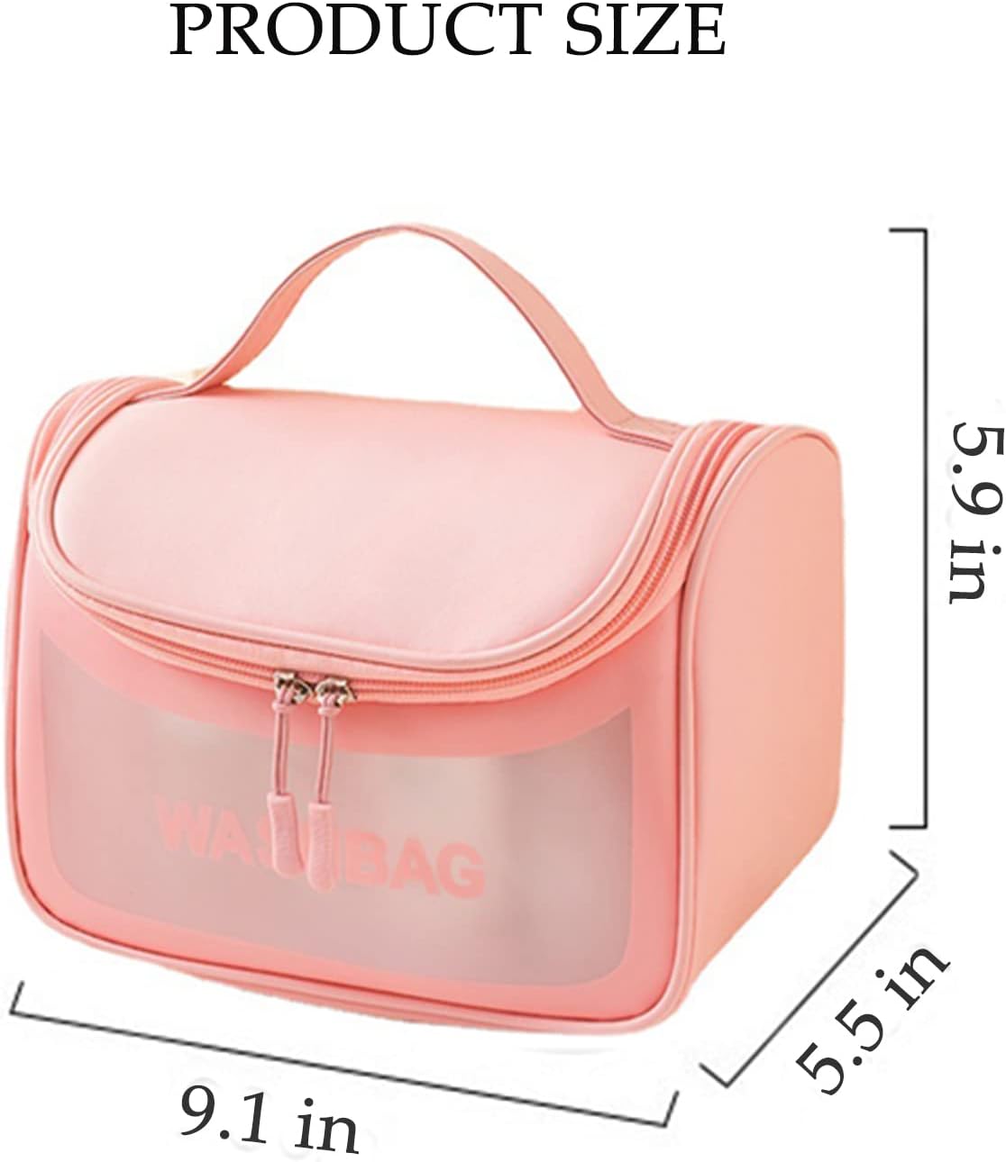 Cosmetic Travel Bag with Zipper