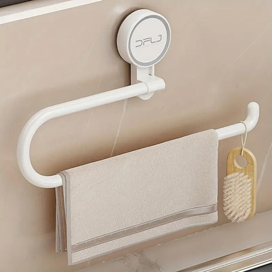 Suction Tiuuse Towel Holder One Push Installation White