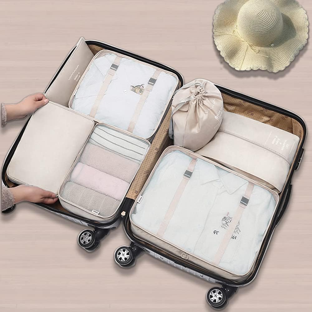 7-Piece Travel Organizer Bag Set