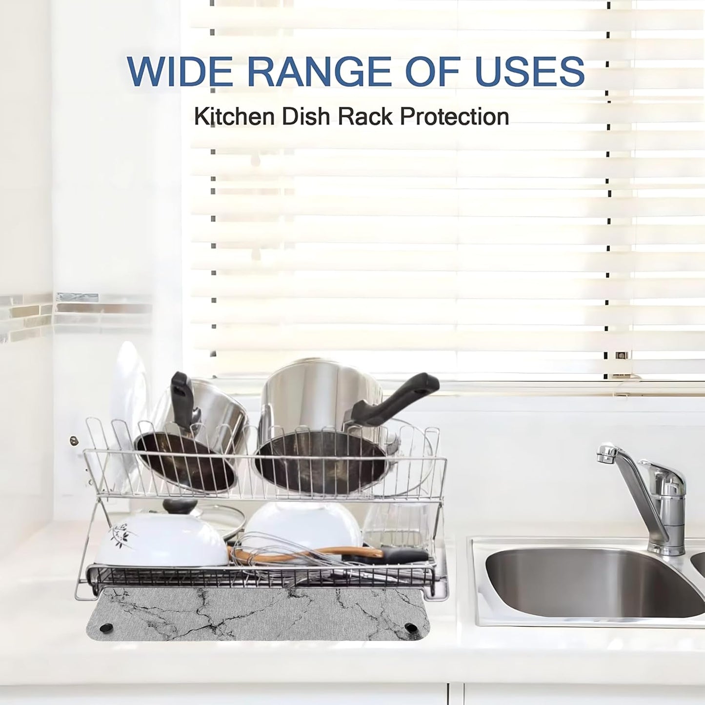 Kitchen Stone Mat – Absorbent for Efficient Dish Drying