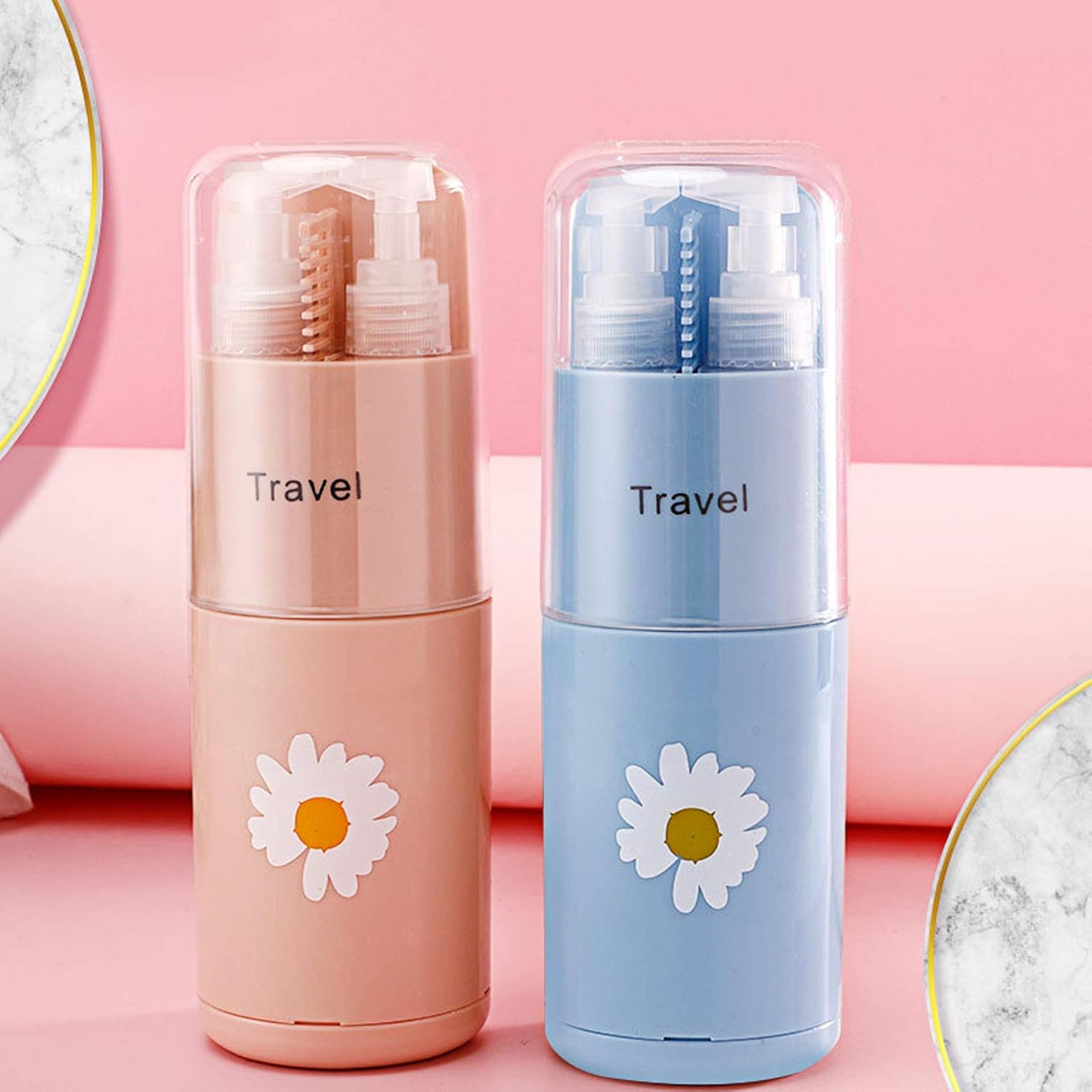 Travel Toothbrush Kit with Case and Cover