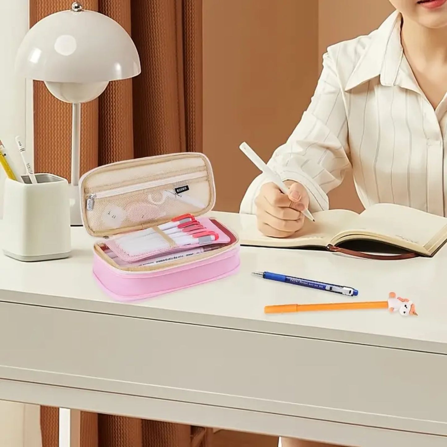 Large Capacity Polyester Pencil Poch