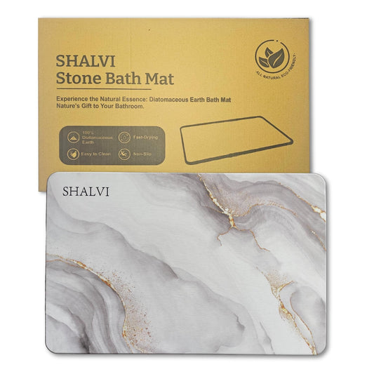 SHALVI Diatomaceous Stone Bath Mat