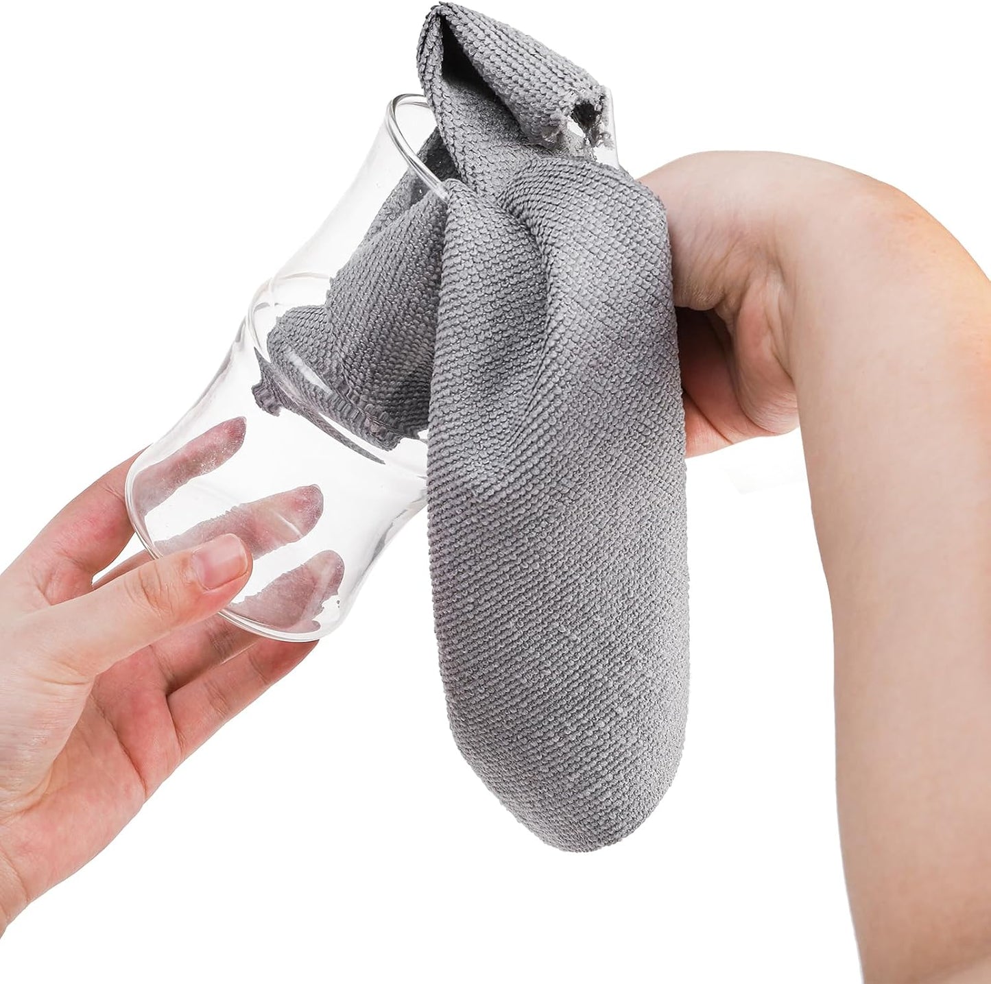 Kitchen Microfiber Cleaning Cloth Roll (20- Pack) 25 x 26 Cms
