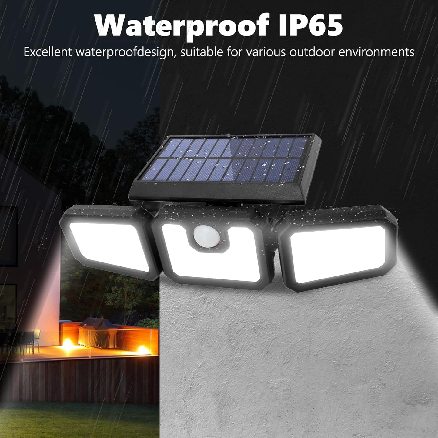 Portable 74 LED Solar Emergency Light