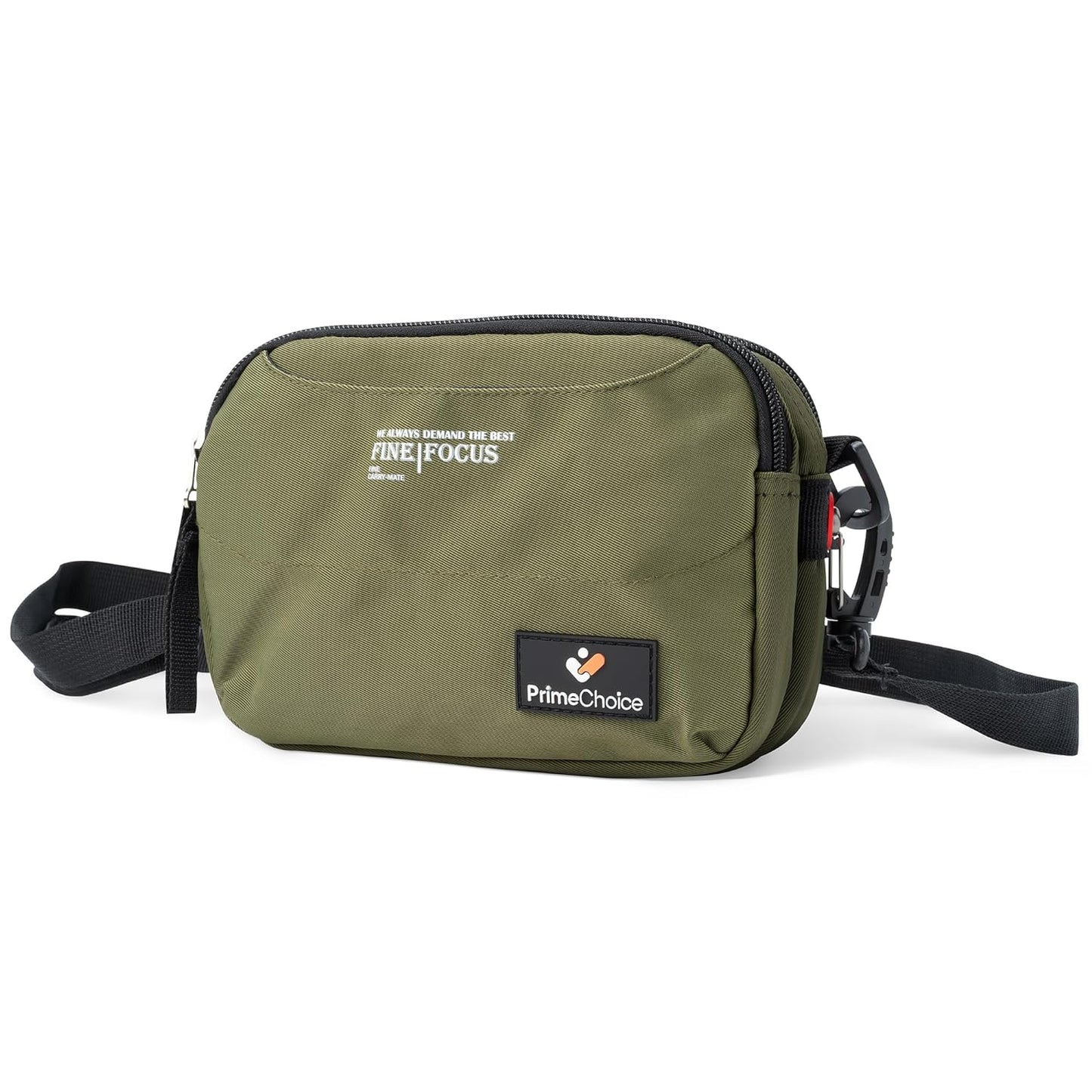 5 Pocket Sling Cross body Bag with Zip Closure