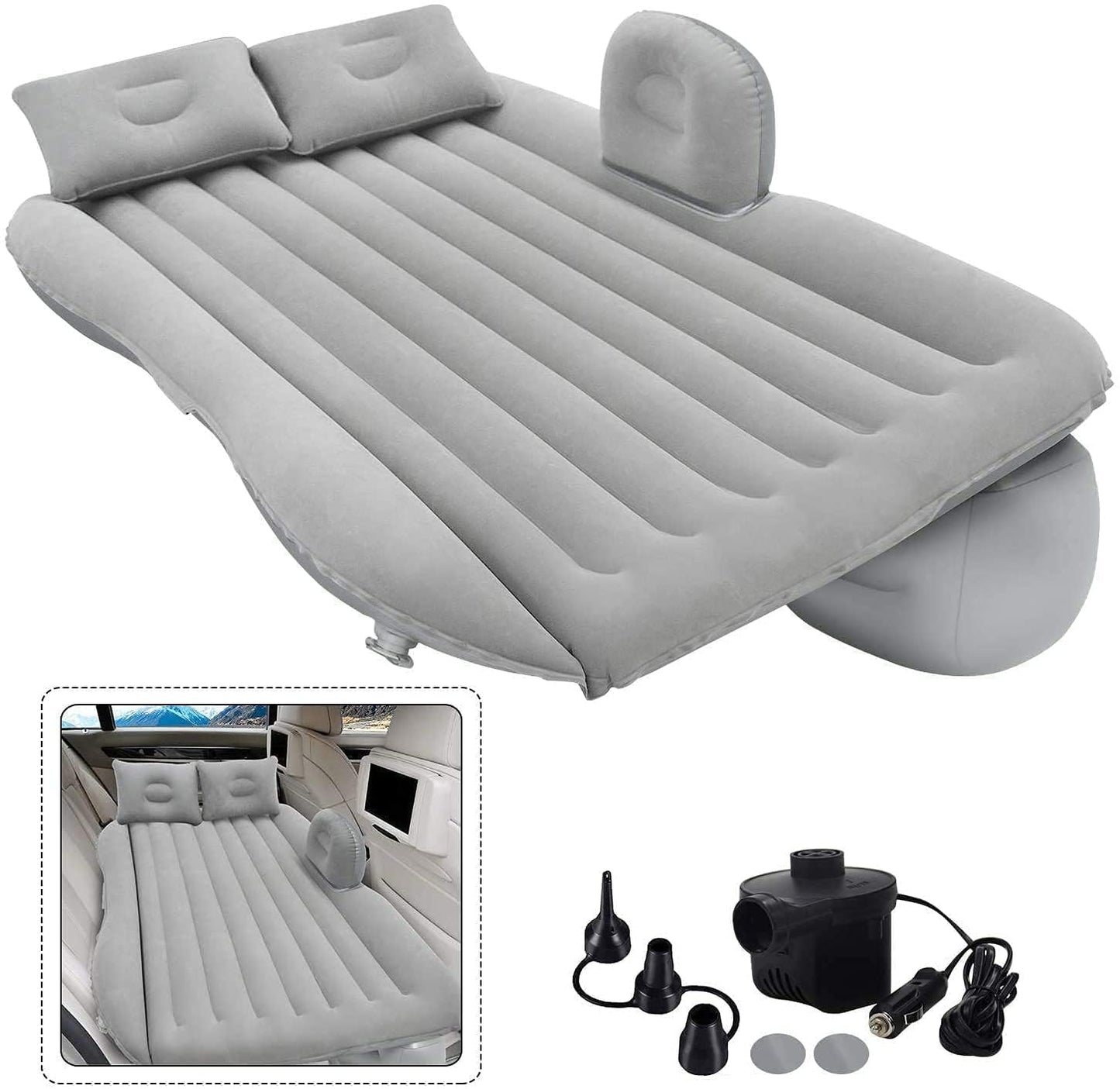 Grey Car Bed Seat