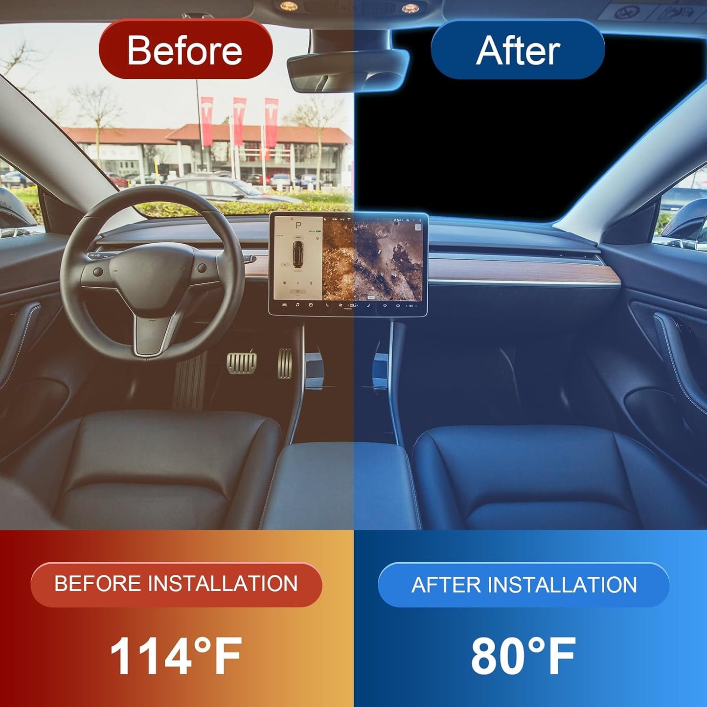 Foldable Car Sunshade