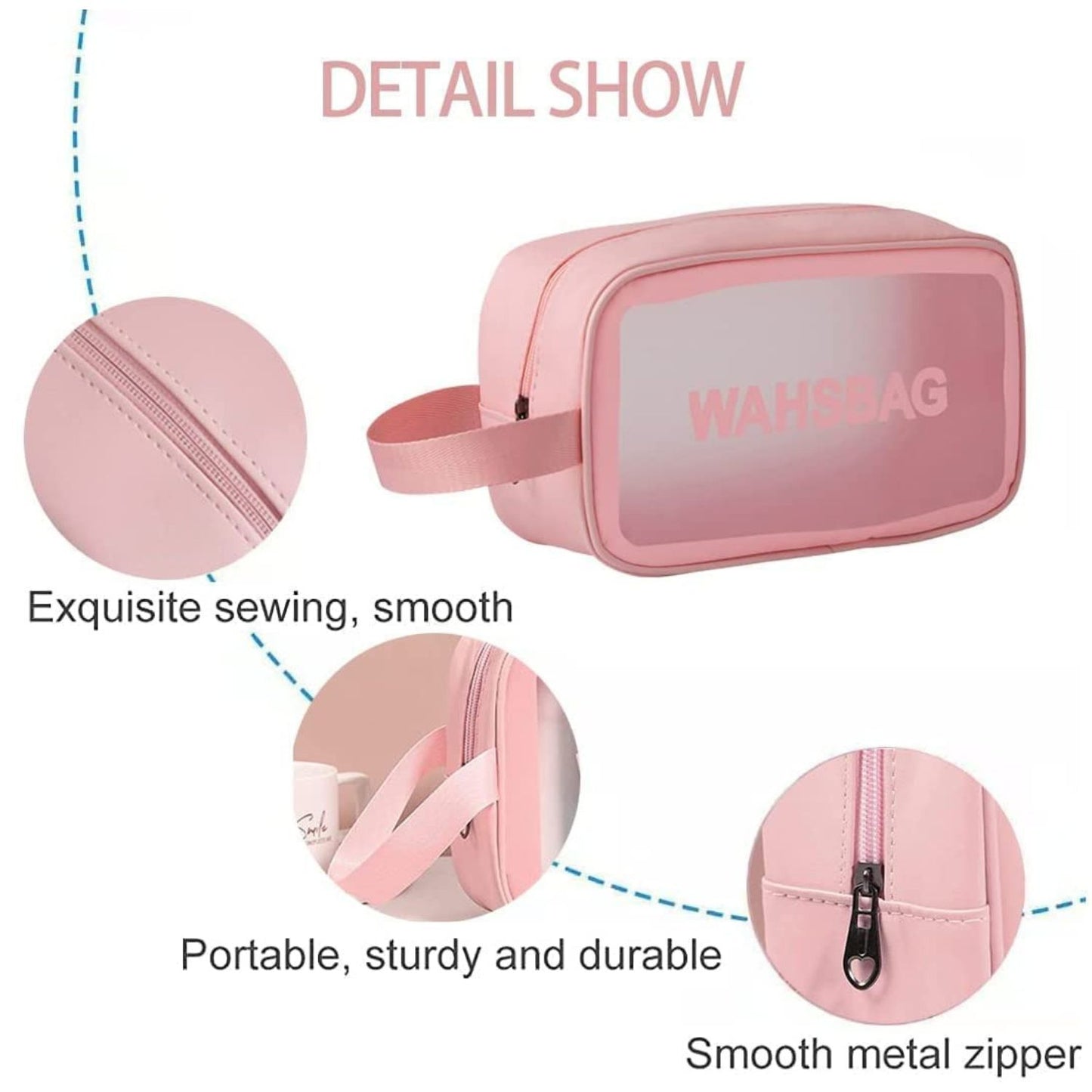 Makeup Bag – Zipper Closure for Easy Access