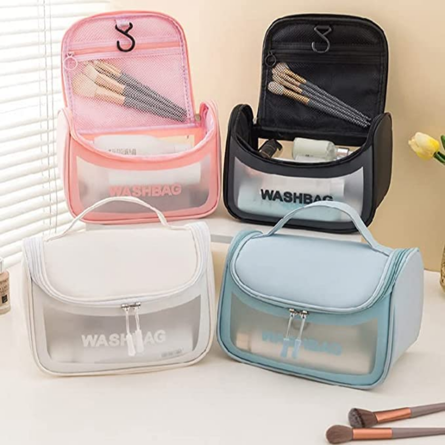 Zipper Cosmetic Travel Bag