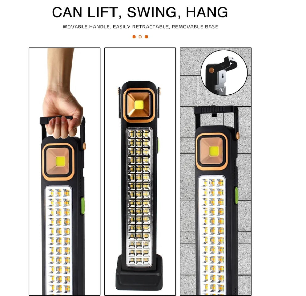 48 LED USB Rechargeable Battery Solar Light