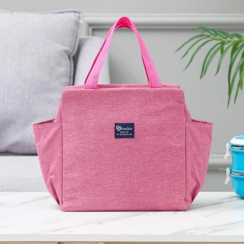 Big Lunch Bag With Water Bottle Holder