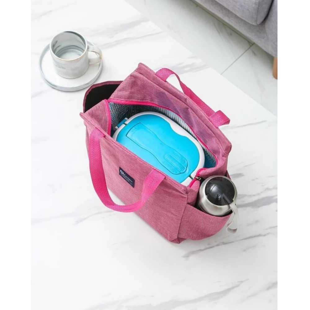 Big Lunch Bag With Water Bottle Holder